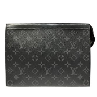Louis Vuitton Monogram Eclipse Black Monogram Eclipse Pochette (Pre-Owned)
