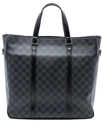 Louis Vuitton Borsa a tracolla Damier Graphite Tadao PM 2010 - Nero