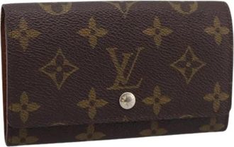 Louis Vuitton Pre-owned Canvas Portemonnee - Dames - Vintage Accessoires - Bruin - ONE Size - Vintage