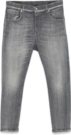 Dondup Stijlvolle Broeken voor Mannen - Heren - Slim Fit Jeans - Grijs - W31 - Jeans
