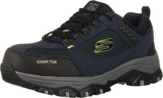 Skechers Mens Greetah Construction Shoe, Navy/Black, 8 M US