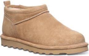 Bearpaw Super Shorty Genuine Shearling Lined Bootie in Iced Coffee at Nordstrom Rack, Size 11