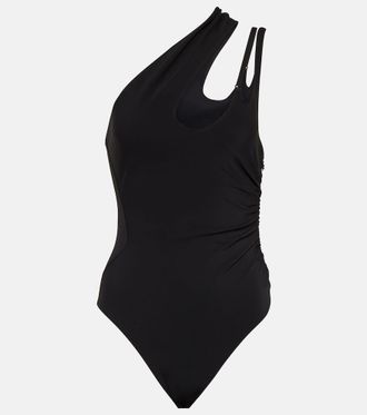 MUGLER Body asimmetrico in jersey