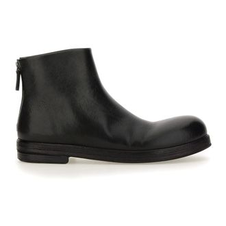 Mars&egrave;ll Zucca Zeppa Tronchetto - male - Marsell - Ankle Boots - Black - 10 UK - Shoes
