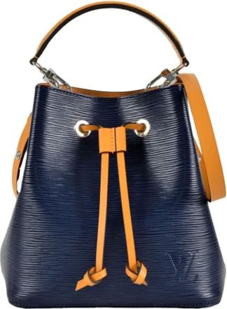 Louis Vuitton Pre-owned Handbags, female, Blue, Size: ONE SIZE Pre-owned Leather handbags