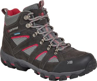 Karrimor Womens Bodmin Mid 5 Ladies Weathertite Uk 8 High Rise Hiking Boots, Dark Grey Cochineal, UK