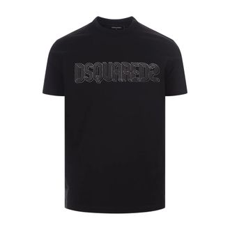 Dsquared2 Hombre, Camisetas, Negro, Talla: 2XL