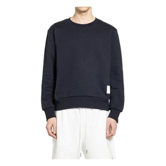 Thom Browne Heren, Sweatshirts & Hoodies, Blauw, Maat: S