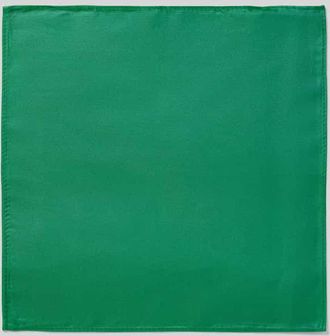 Monti Fein strukturiertes Einstecktuch aus Seide in Gruen, Gr&ouml;&szlig;e 1