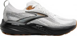 Brooks Mens Glycerin Gts 22 Running Shoes In White/grey/black