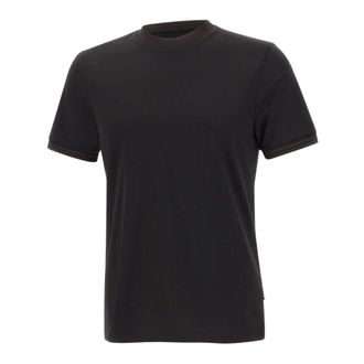 HUGO BOSS Tops, Heren, Zwart, S, Katoen, H-Tessler T-shirt