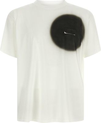 Maison Margiela MM6 Maison Margiela Witte Katoenen T-shirt