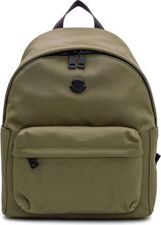 Moncler New Pierrick Rugzak - Heren - Rugzakken - Groen - ONE Size - Leer - Tassen