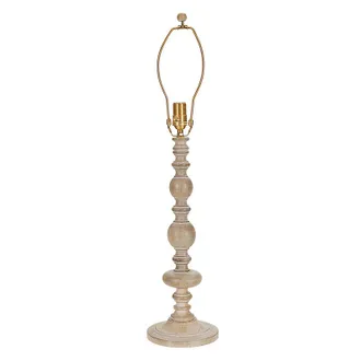 Ballard Designs Peyton Wood Table Lamp Base - Natural - Ballard Designs