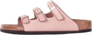 Birkenstock Florida - Dames - Sandalen - Roze - 37 EU - Leer - Schoenen
