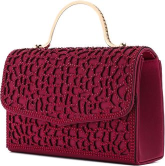 Lady Couture Rhinestone Handbag in Burgundy at Nordstrom, Size Small