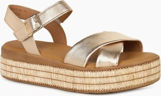 Gabor Womens Wick Womens Platform Sandal - Brown - Size: 4.5