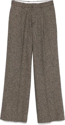 Sandro Pantaloni con piega - Marrone