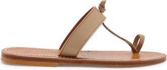 K.Jacques Ganges Leather Sandals - Camel - 41 (IT41 / UK8)