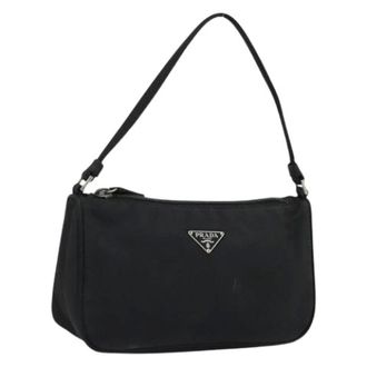 Prada Pre-owned Mini Bags, female, Black, Size: ONE SIZE Pre-owned Vintage Mini Hand Bag