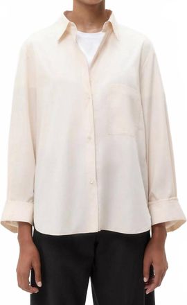 TWP Next Morning Shirt In Pink Tint