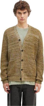 Norse Projects Cardigans - Heren - Vesten - Groen - XL - Truien & Vesten