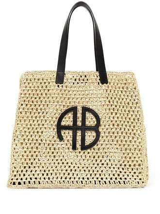Anine Bing Large Rio Tote - Natural