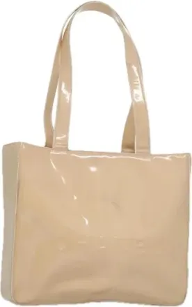 Chanel Pre-owned Canvas totes - Dames - Vintage Shopper - Beige - ONE Size - Vintage