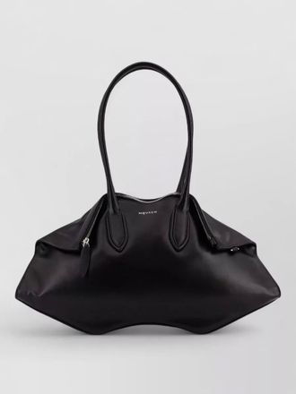 Alexander McQueen manta leather shoulder bag double handles
