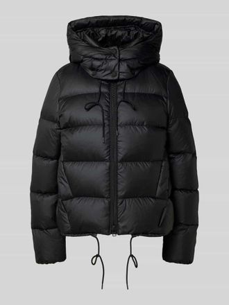 Marc O'Polo Denim Marc OPolo Denim Boxy Fit Daunenjacke mit abnehmbarer Kapuze in Black, Gr&ouml;&szlig;e XL
