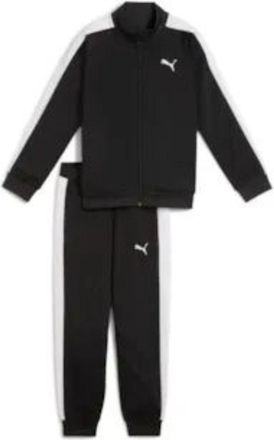 Puma Kids Set With Sweatshirt And Pants Black Recycled Polyester Sets Accessory