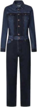 Pepe Jeans London Blue Denim Jumpsuit Valerie - Dames - Jumpsuits - Blauw - M - Denim - Jumpsuits & Playsuits