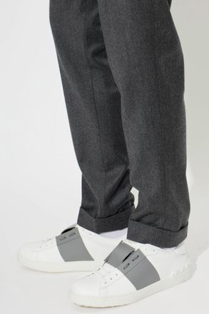 Valentino Garavani Leather Sports Shoes, Mens, White