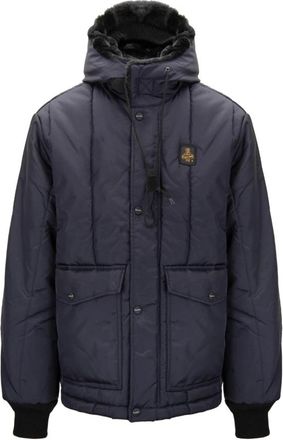 RefrigiWear Winterjassen - Heren - Winterjassen - Blauw - L - Leer - Jassen