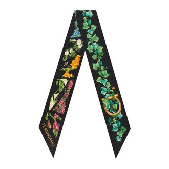 Ferragamo Silky Scarf - Dames - Zijden sjaals - Veelkleurig - ONE Size - Accessoires