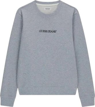 Guess Sweatshirt - Dames - Sweatshirts - Grijs - L - Katoen - Hoodies & sweatvesten