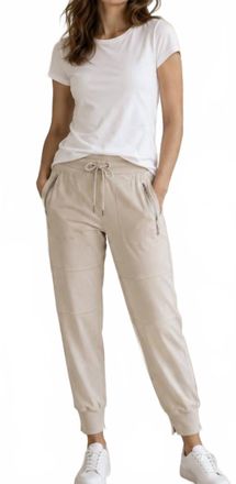 Raffaello Rossi Pre-Loved Womens Candy Light Weight Travel Jogger In Cream