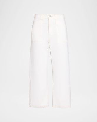 Moussy Vintage Gusset Cargo Ankle Jeans