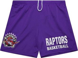 Mitchell & Ness Shorts NBA Raptors con logo - Viola
