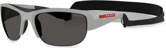Prada PS A01S 13Z5S0 Zonnebrillen - Heren - Zonnebrillen - Grijs - ONE Size - Accessoires