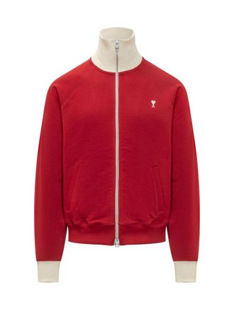 Ami Red Turtle Neck Sweatshirt
