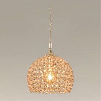 Trade Shop Trade Shop - Copy Of Lampadario Sospeso Cubo Cristalli Lampada Luce Led Attacco E27 Oro Quadrato 32309