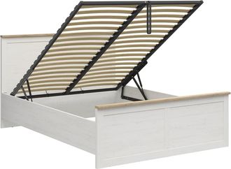 Petits Meubles Cama canap&eacute; 160x200 con somier estratificado Blanco