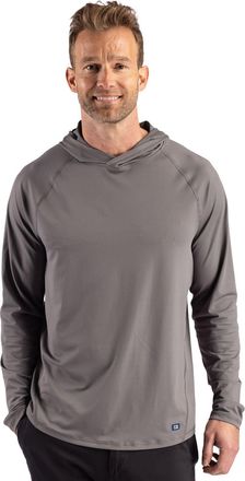 Cutter & Buck Prospect Recycled Featherlight Stretch Mens Hooded Pullover