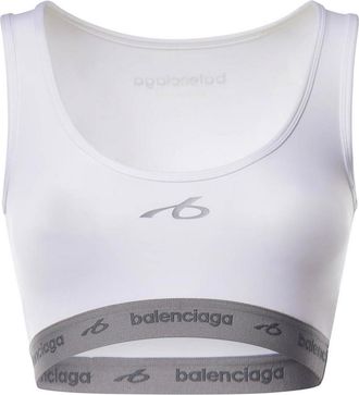 Balenciaga Nylon Crop Top