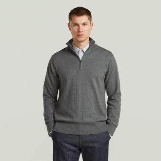 G-Star The Olivier - Correct Half Zip Sweater - Meerkleurig - Heren