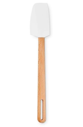LE CREUSET Signature Small Silicone & Wood Spatula in White at Nordstrom
