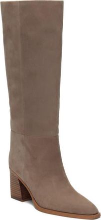 Kenneth Cole Jackson Knee High Boot in Mocha Taupe Nubuck at Nordstrom, Size 5.5