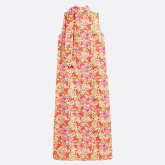 La Redoute Collections Mouwloze maxi-jurk met bloemenprint