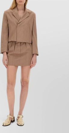 Alysi cotton cropped blazer